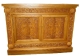 Church furniture: Exaltation altar carved table (front view)