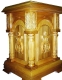 Church furniture: Dormition carved litiya table