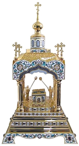 Orthodox  tabernacles: Tabernacle no.6a (filigree)