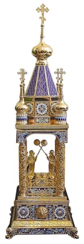 Orthodox  tabernacles: Tabernacle no.9b (enamel)