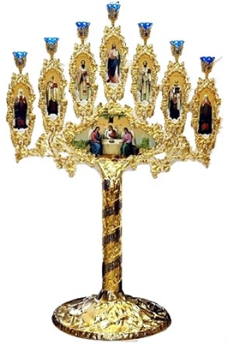 Seven-branch altar stand (candelabrum) no.11