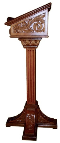 Church lecterns: Galilee carved lectern