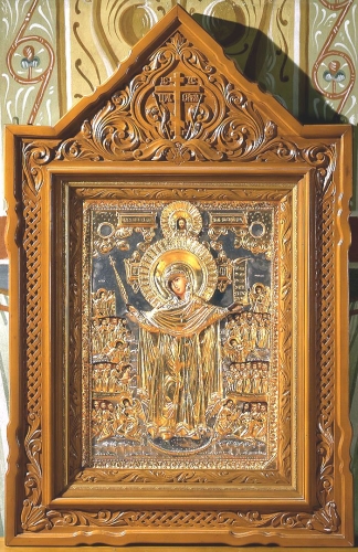 Church kiots: Balaam carved icon case (kiot) - 2