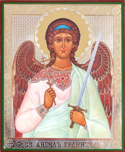 Religious Orthodox icon: Holy Guardian Angel - 7