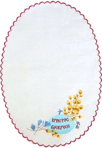 Embroidered Paschal napkin - 8177
