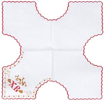 Embroidered Paschal napkin - 8861