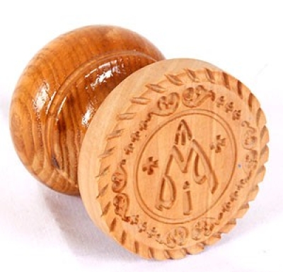 Russian Orthodox prosphora seal Theotokian seal no.9 (Diameter: 2.4'' (60 mm))