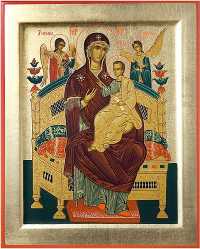 Byzantine icon: The Most Holy Theotokos the Queen of All