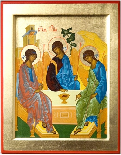 Byzantine icon: The Most Holy Trinity