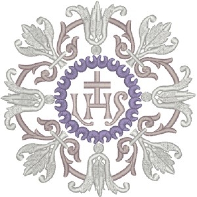Vintage Ecclesiastical Design 741 embroidered applique