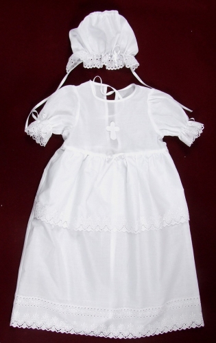 Milana embroidered baptismal clothes for girls