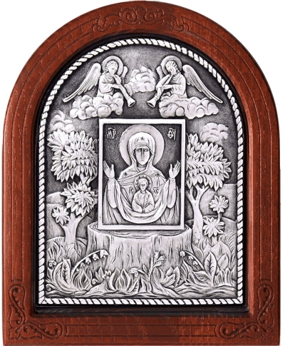 Icon of the Most Holy Theotokos of the Koursk Root Sign - A56-1