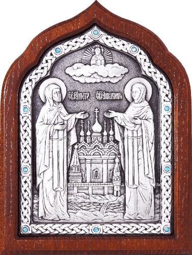 Icon - Holy Venerable Princes Peter and Thebroniya - A67-2