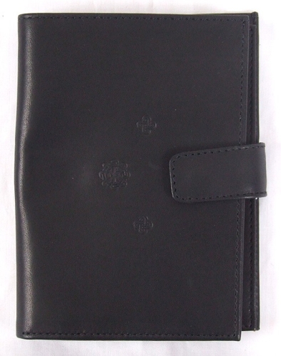Genuine leather driver's wallet with button - 2