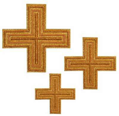 Hand-embroidered crosses - D110