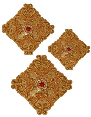 Hand-embroidered crosses - D117