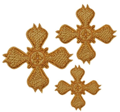 Hand-embroidered crosses - D126