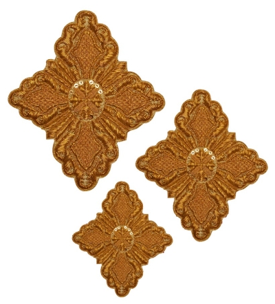 Hand-embroidered crosses - D133