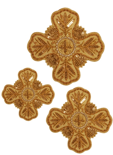 Hand-embroidered crosses - D150