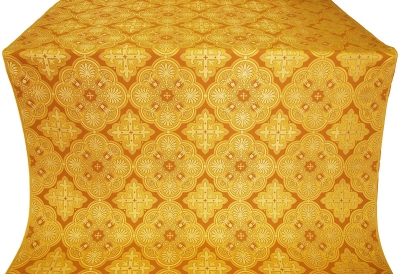 Pskov silk (rayon brocade) (yellow/gold)