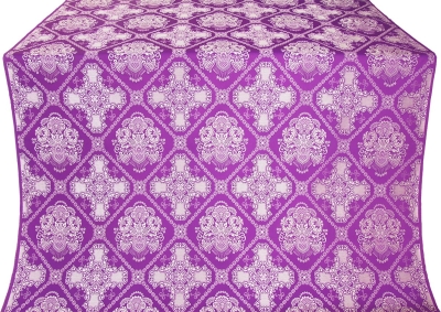 Donetsk silk (rayon brocade) (violet/silver)