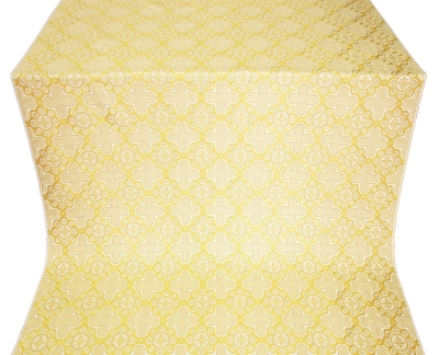 Kazan' silk (rayon brocade) (white/gold)