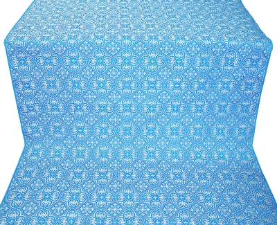 Vasiliya metallic brocade (blue/silver)