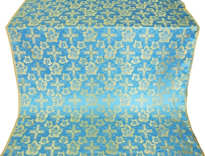 Malina Cross metallic brocade (blue/gold)