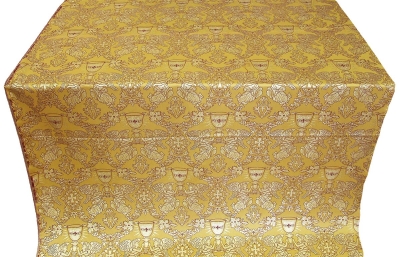 Greek Chalice metallic brocade (yellow/gold)