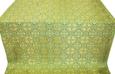 Miletus metallic brocade (green/gold)