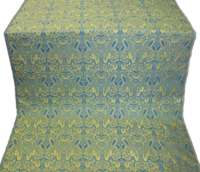 Morozko metallic brocade (blue/gold)