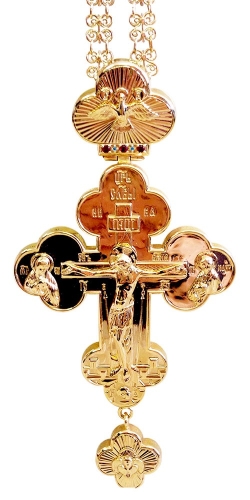Clergy jewelry pectoral cross no.48