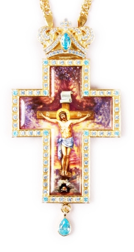 Clergy jewelry pectoral cross no.55-2