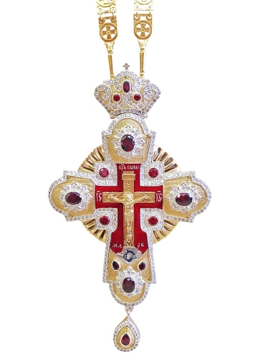 Clergy jewelry pectoral cross no.86