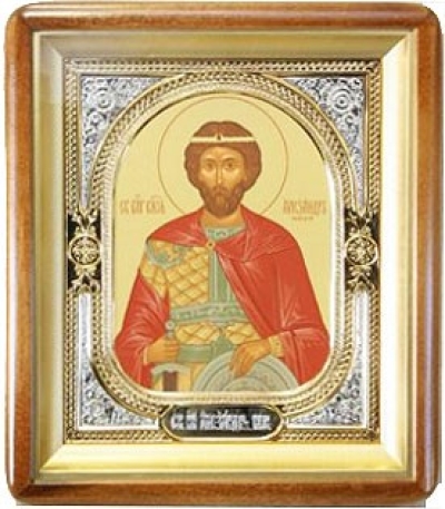 Religious icons: Holy Right-believing Great Prince Alexander of Neva