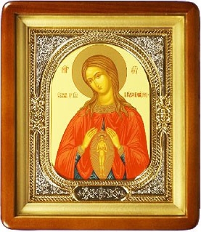 Religious icons: Most Holy Theotokos the Succor in Travail