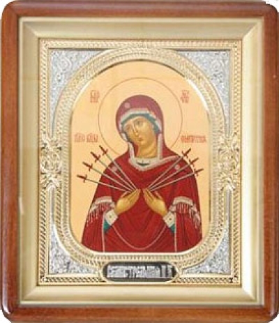 Religious icons: Most Holy Theotokos of the Seven Arrows