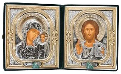Religious icons: Folding icon pair - 2