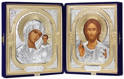 Religious icons: Folding icon pair - 3