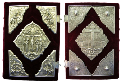 Orthodox service Gospel book in jewelry cover no.37