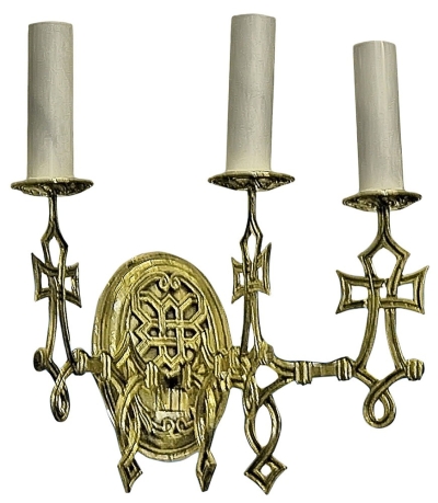 Church wall lamp - 401-1 Byzantine (for 3 lights)