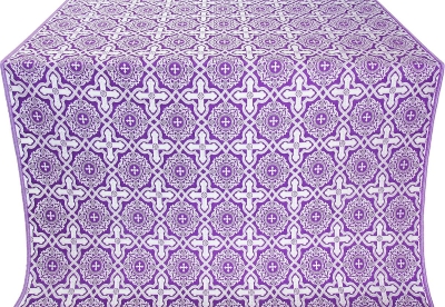 Zlatoust silk (rayon brocade) (violet/silver)