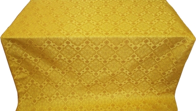 Souzdal silk (rayon brocade) (yellow/gold)