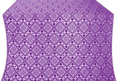 Souzdal silk (rayon brocade) (violet/silver)