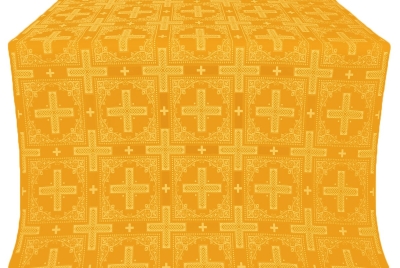 Iveron silk (rayon brocade) (yellow/gold)