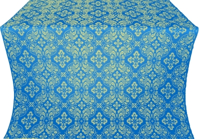 Rostov silk (rayon brocade) (blue/gold)