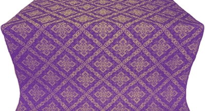 Simeonov silk (rayon brocade) (violet/gold)