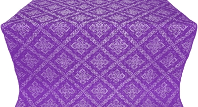 Simeonov silk (rayon brocade) (violet/silver)