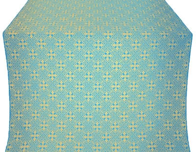 Stone Flower metallic brocade (blue/gold)