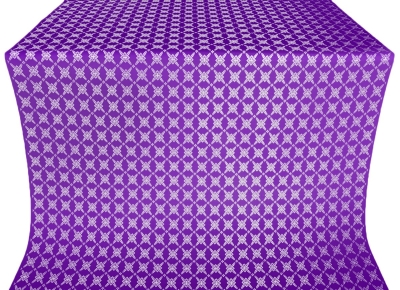 Snowflake silk (rayon brocade) (violet/silver)